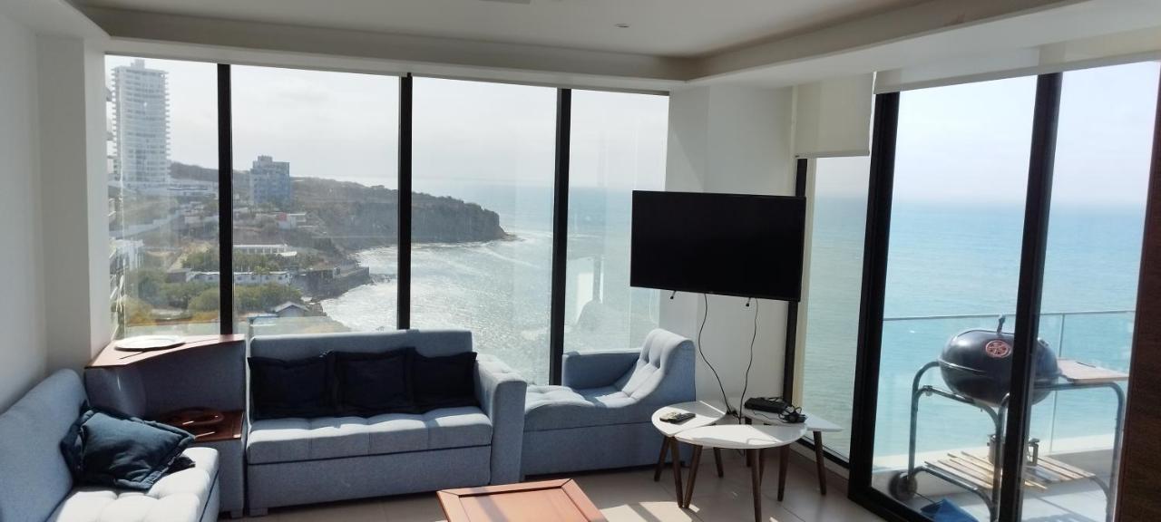 Departamento Suite Frente Al Mar Poseidon مانتا المظهر الخارجي الصورة